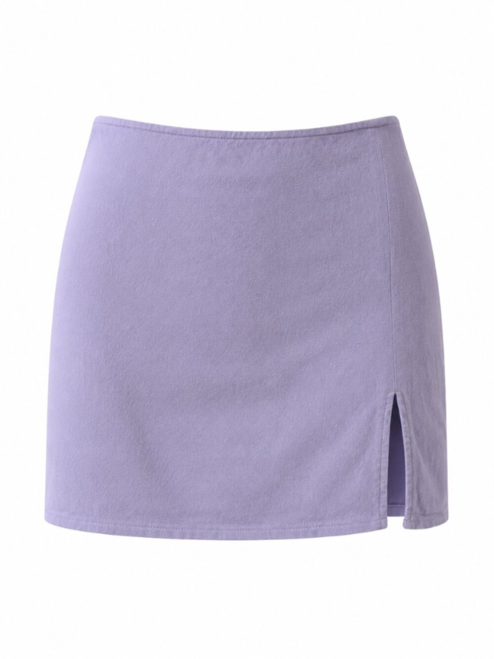 Sunday Best Aritzia Lavender Side Slit Mini Skirt Size 2